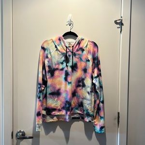 PINK by Victoria Secrets lightweight tie dye hoodie